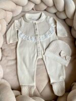 Beige boxpakje met een muts - Afbeelding 2