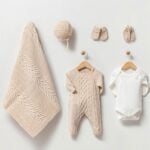 Beige complete newborn 6- delig kabel setje