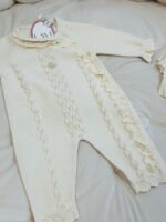 Beige box pakje met kant - Afbeelding 3