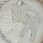 Taupe wooly setje