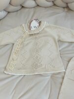 Beige setje met kant bij het kraag - Afbeelding 2