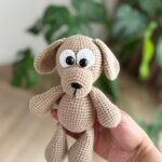 Handgemaakte amigurumi hondje