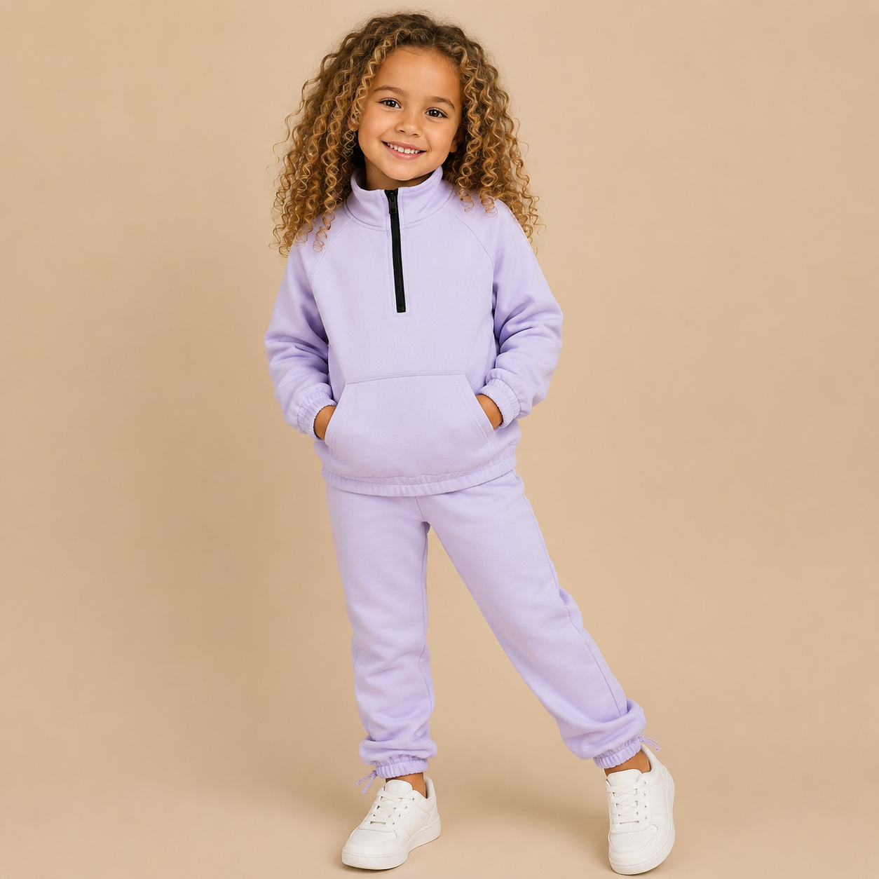Lila_meisjes_setje_met_een_rits_lavi_kids