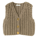 Taupe_gebreide_vest_met_gouden_knoopjes