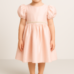 Lichtroze_jurk_met_pofmouwtjes_lavikids