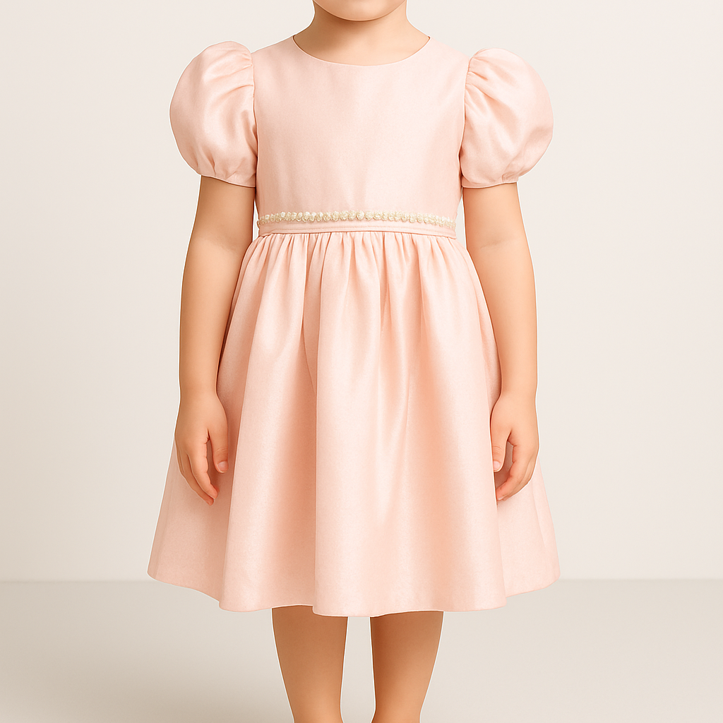 Lichtroze_jurk_met_pofmouwtjes_lavikids