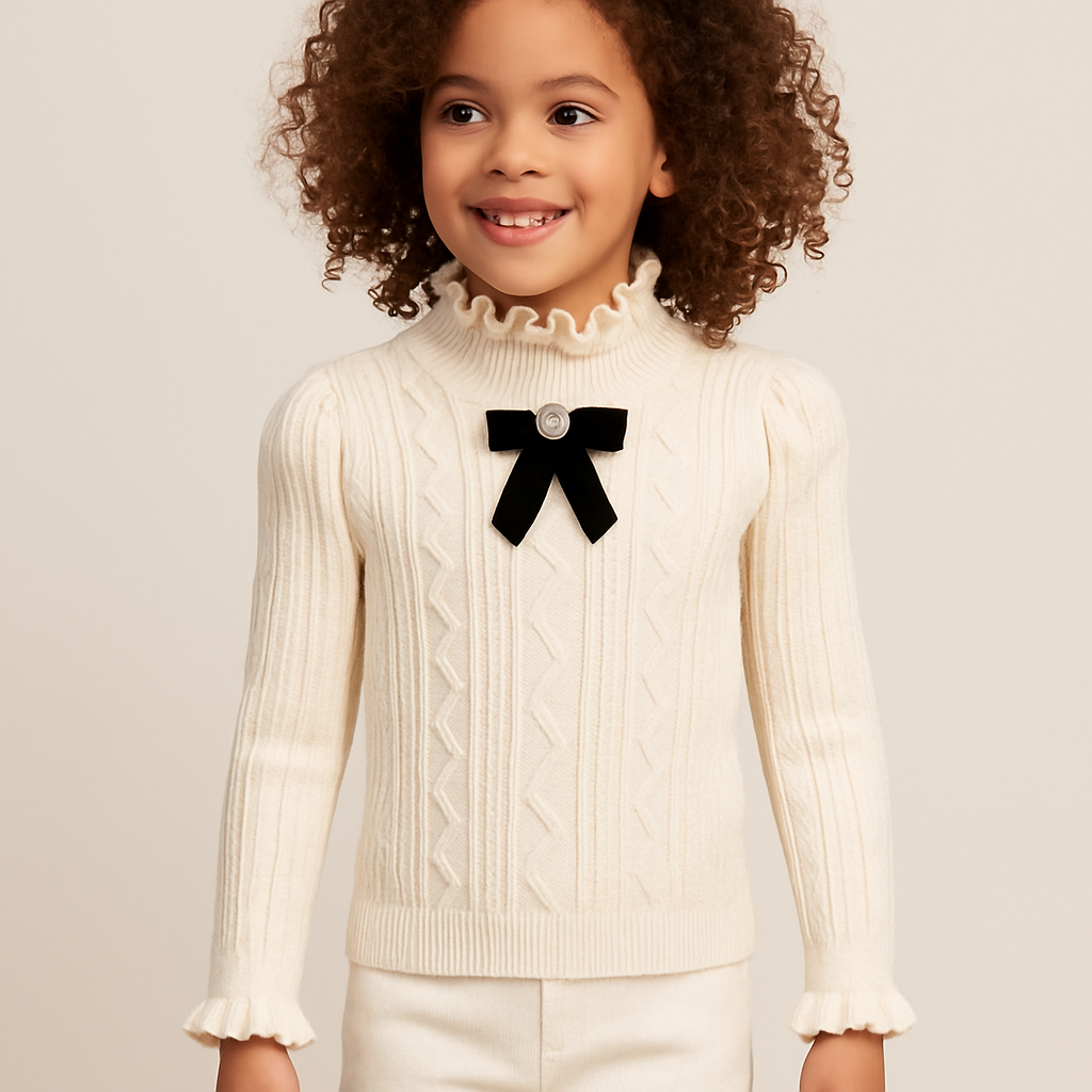 Creme_trui_met_een_strikje_lavikids