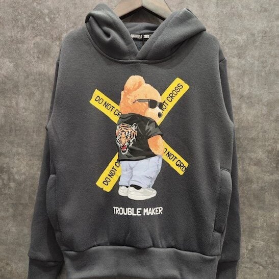 Grijze_trouble_maker_hoodie_lavikids