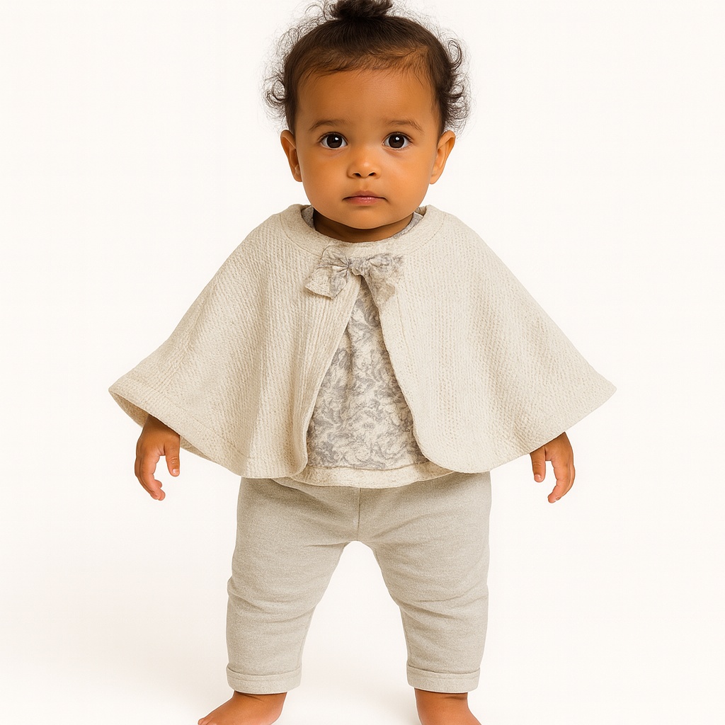 Creme_setje_met_een_poncho_lavikids