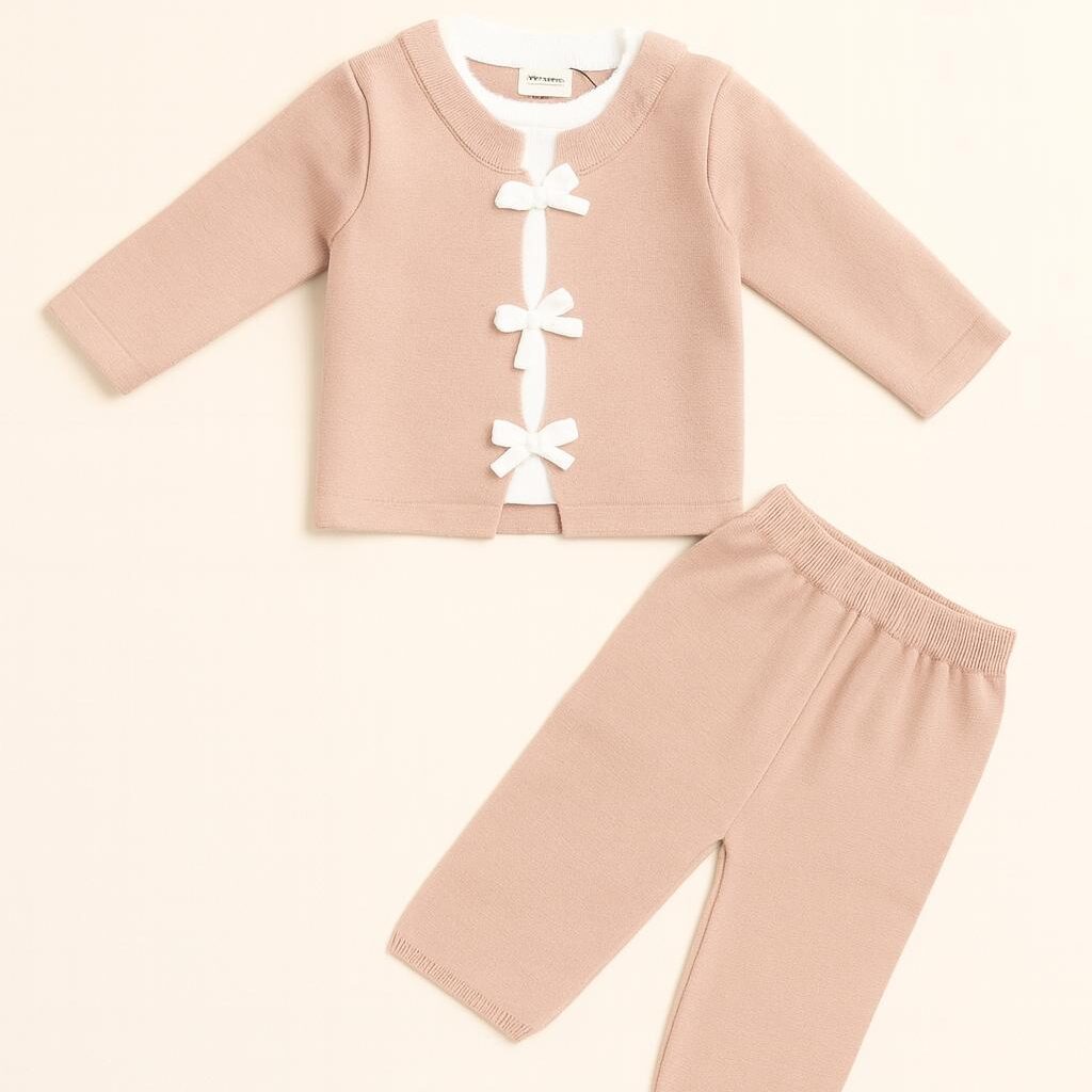 479750ed-eee0-4e93-ac4c-c8b3dba69eaa Beige_setje_met_strikjes_lavikids