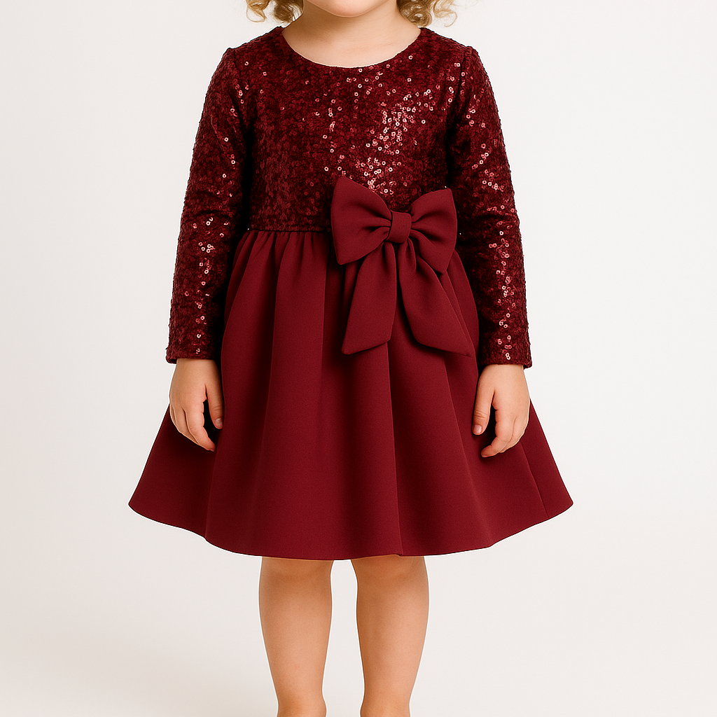Bordeaux_jurk_met_een_pailletten_lavikids