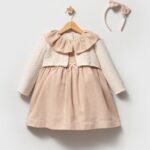 Jurk_met_een_beige_vest_lavikids