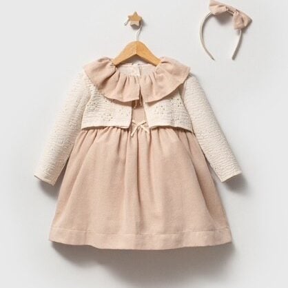 Jurk_met_een_beige_vest_lavikids