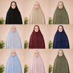 Premium Jersey Khimaar setje met een rok - Afbeelding 2