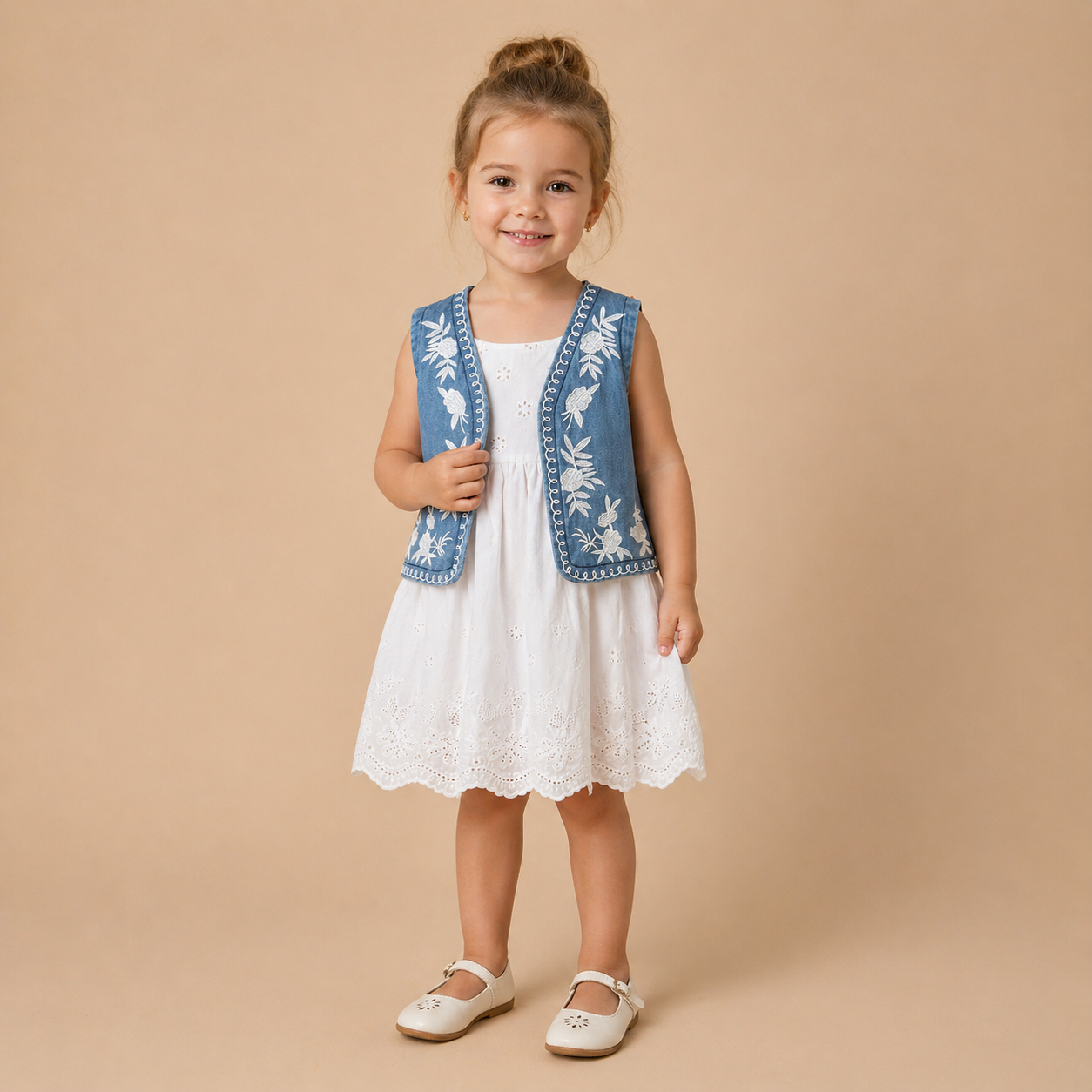 Witte_jurk_met_een_gilet_lavikids