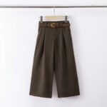 Comfortabele broek met een ceintuur - Afbeelding 3