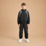 ICON_ Sport_ Windbreaker_ Set_ Zwart/Grijs_lavi_kids