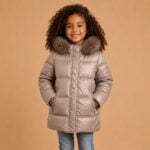 Champafne_gewatteerde_winterjas_met_een_bontkraag_lavi_kids