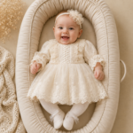 Creme_Baby_Feestjurk_met_Kant_Lavi_Kids