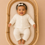 Creme_gebreide_baby_setje_lavi_kids