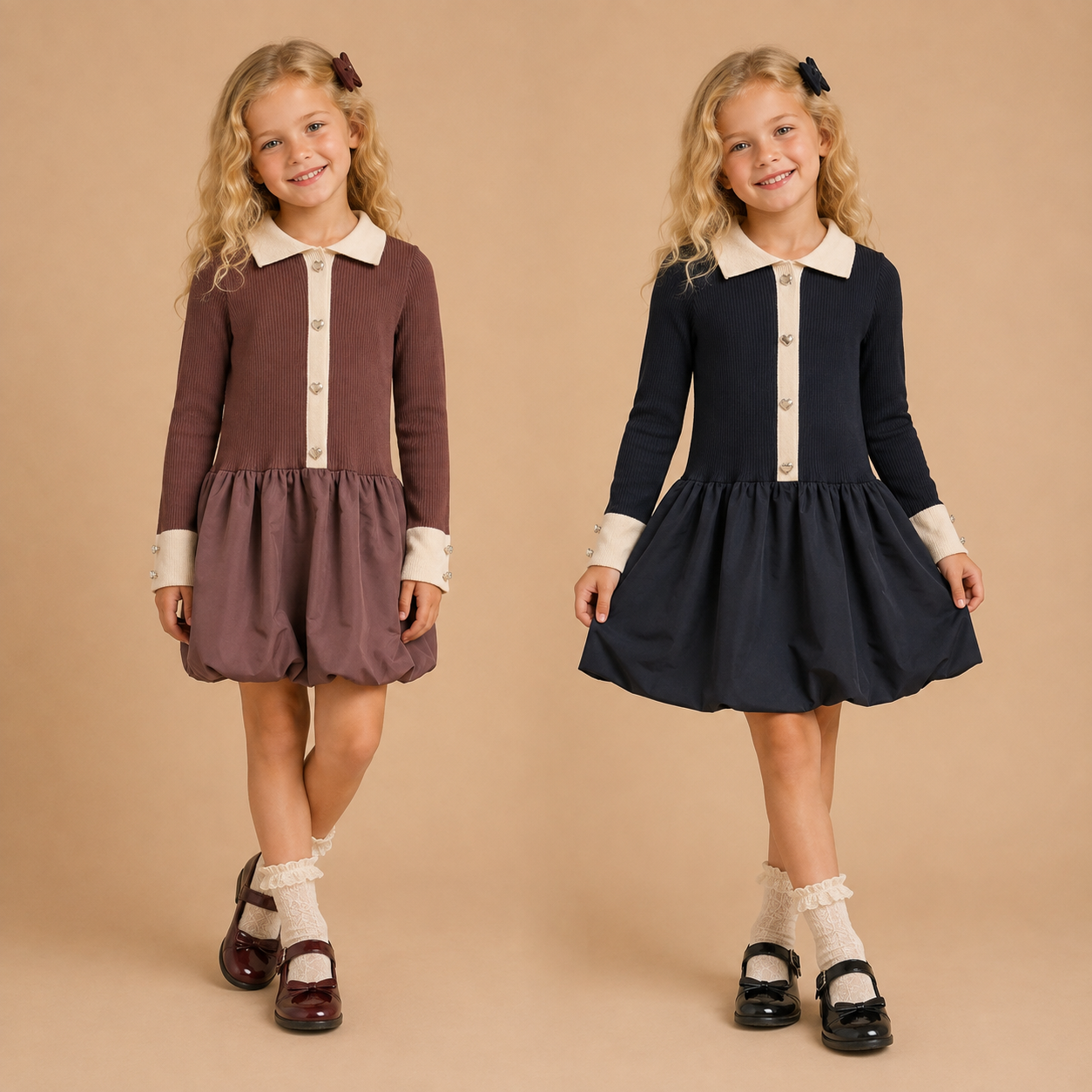 Gebreide_Jurk_met_een_kraag_Lavi_Kids