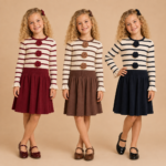 Gebreide_bloemenjurk_lavi_kids