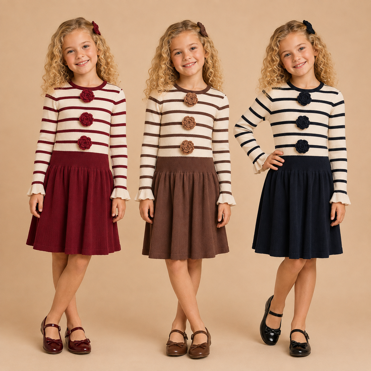 Gebreide_bloemenjurk_lavi_kids