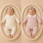 Gebreide_baby_set_met_een_kraag_lavi_kids
