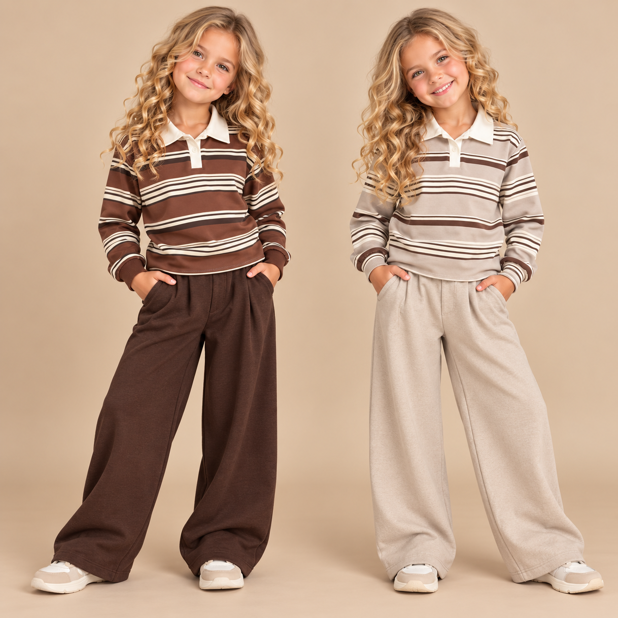 Gestreepte_Polo_Set_met_Wide_Leg_Broek_lavi_kids