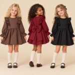 Amélie_Jurkje_met_Ruffles_&_Strik_lavi_kids