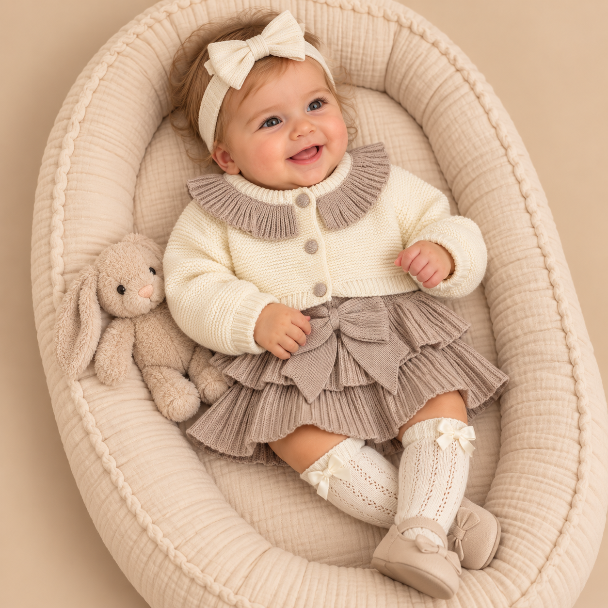 Gebreid_Baby_Meisjes_Setje_met_Romper_en_Ruffle_Rokje_lavi_kids