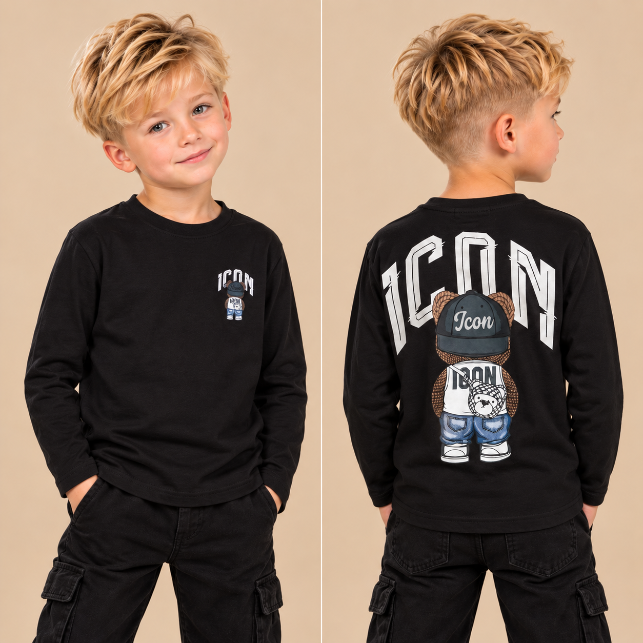 Zwarte_Jongens_ICON_Bear_Longsleeve_lavi_kids