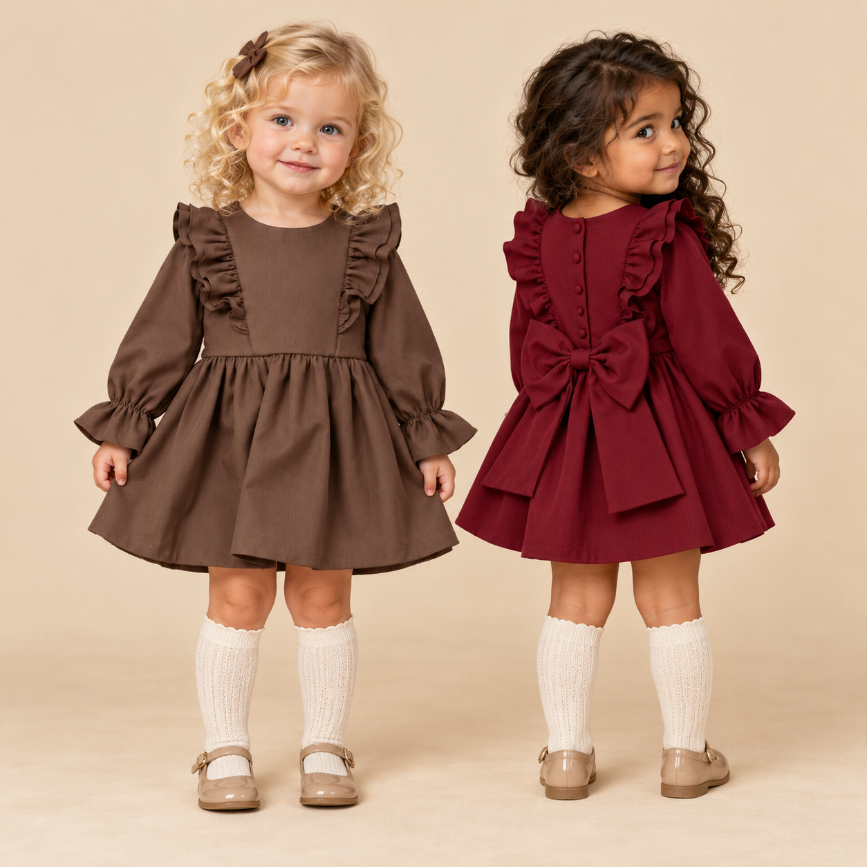 Baby_Amélie_Jurkje_met_Ruffles_Strik_lavi_kids